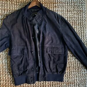 SCUOLA DEL CUOIO Suede Leather Jacket